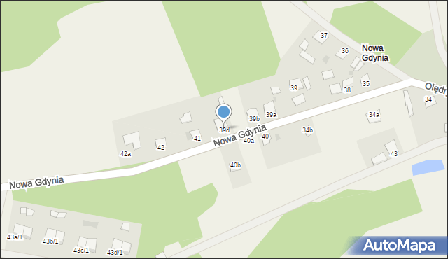 Minikowo, Minikowo, 39d, mapa Minikowo