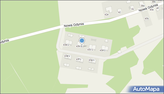 Minikowo, Minikowo, 43b/2, mapa Minikowo