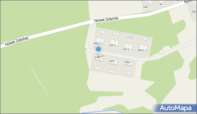 Minikowo, Minikowo, 43e/1, mapa Minikowo