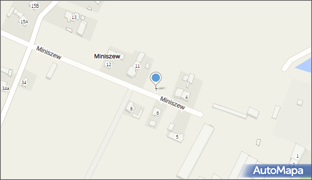 Miniszew, Miniszew, 7, mapa Miniszew
