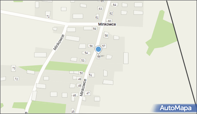 Minkowce, Minkowce, 55, mapa Minkowce