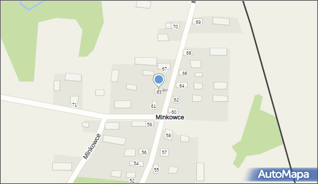 Minkowce, Minkowce, 63, mapa Minkowce