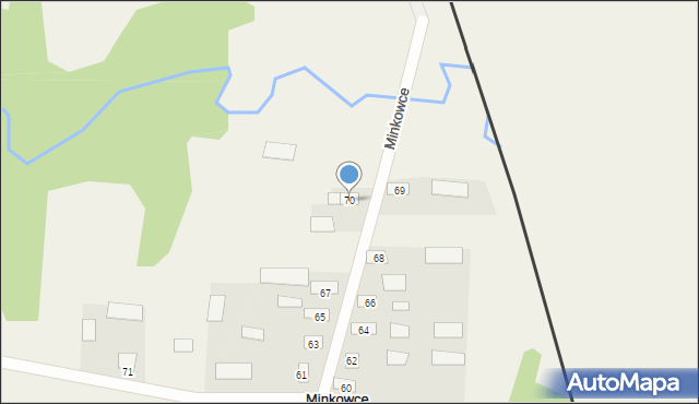 Minkowce, Minkowce, 70, mapa Minkowce