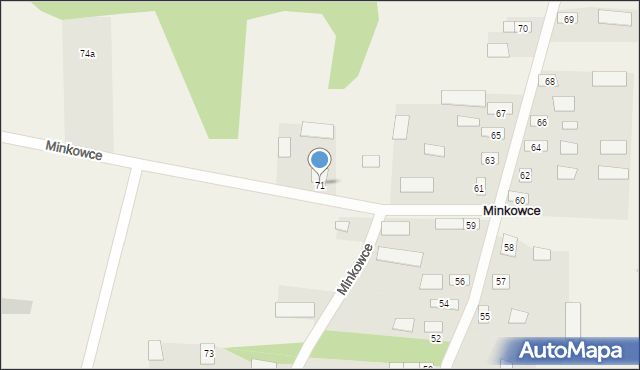 Minkowce, Minkowce, 71, mapa Minkowce