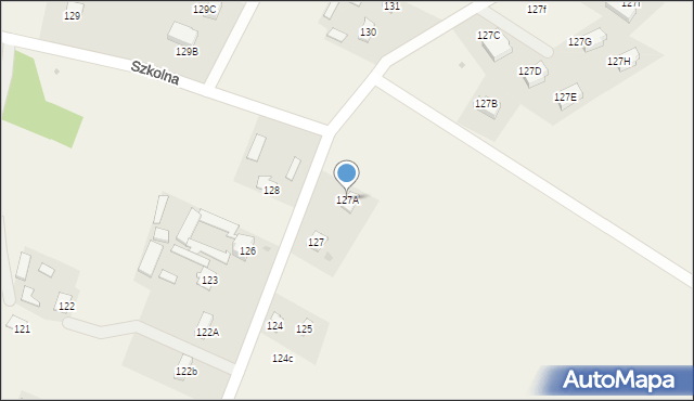 Minkowice, Minkowice, 127A, mapa Minkowice