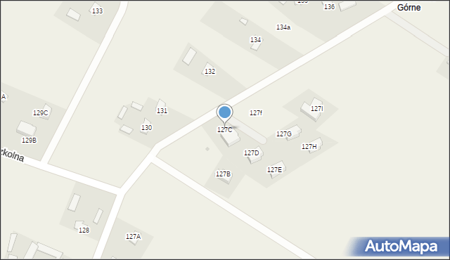 Minkowice, Minkowice, 127C, mapa Minkowice