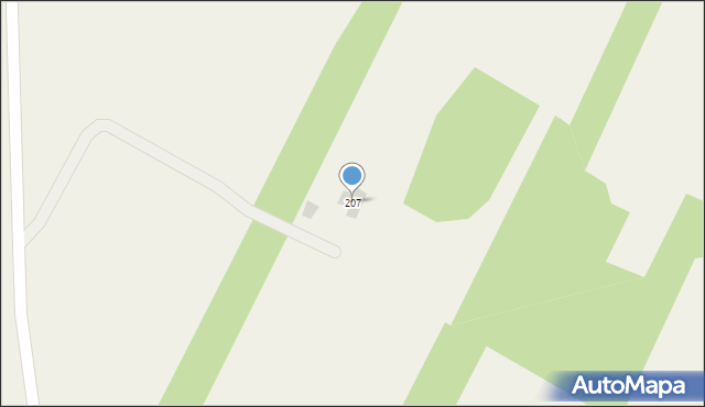 Minostowice, Minostowice, 207, mapa Minostowice