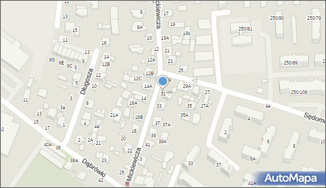 Mińsk Mazowiecki, Mickiewicza Adama, 31, mapa Mińsk Mazowiecki