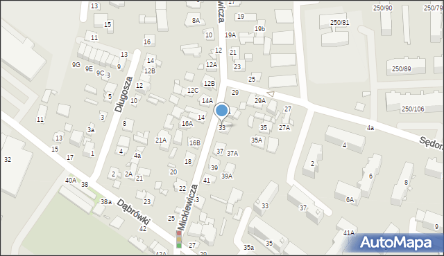 Mińsk Mazowiecki, Mickiewicza Adama, 33, mapa Mińsk Mazowiecki