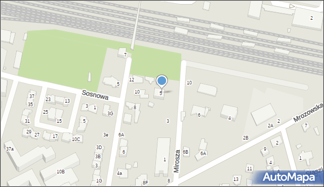 Mińsk Mazowiecki, Mirosza Zbigniewa, 7, mapa Mińsk Mazowiecki