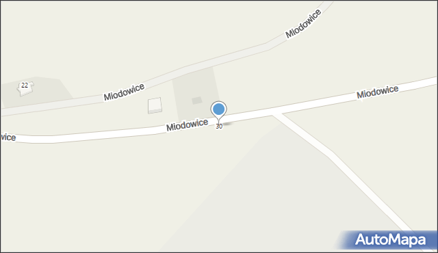 Miodowice, Miodowice, 30, mapa Miodowice