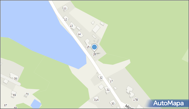 Miodówko, Miodówko, 16, mapa Miodówko