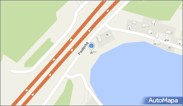 Miodówko, Miodówko, 36, mapa Miodówko