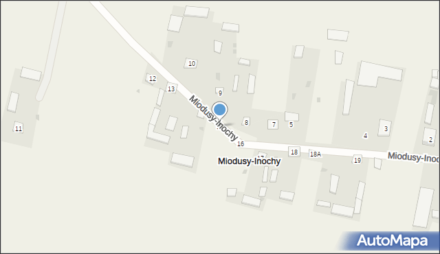 Miodusy-Inochy, Miodusy-Inochy, 14, mapa Miodusy-Inochy