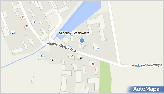 Miodusy-Stasiowięta, Miodusy-Stasiowięta, 17, mapa Miodusy-Stasiowięta