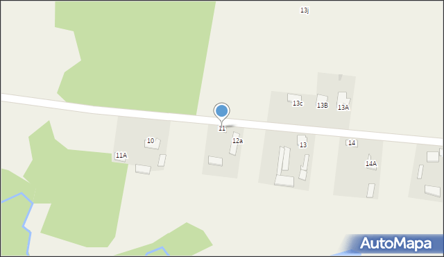 Mireń, Mireń, 11, mapa Mireń