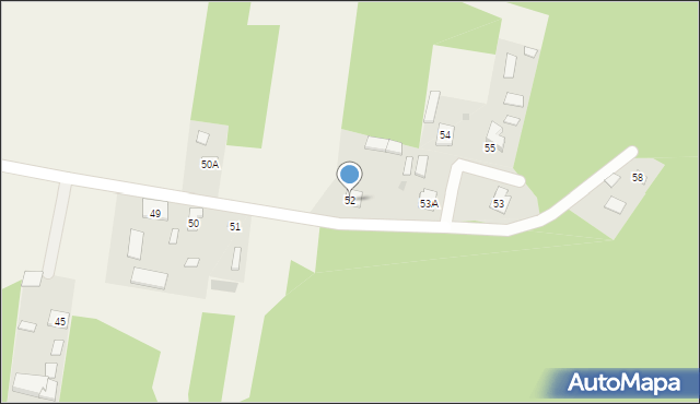 Mireń, Mireń, 52, mapa Mireń