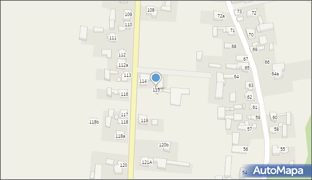 Mirków, Mirków, 115, mapa Mirków