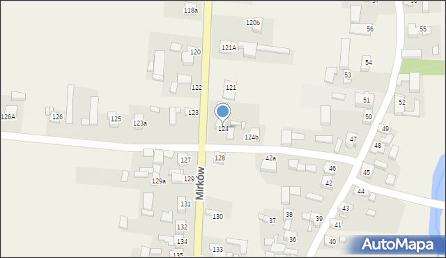 Mirków, Mirków, 124, mapa Mirków