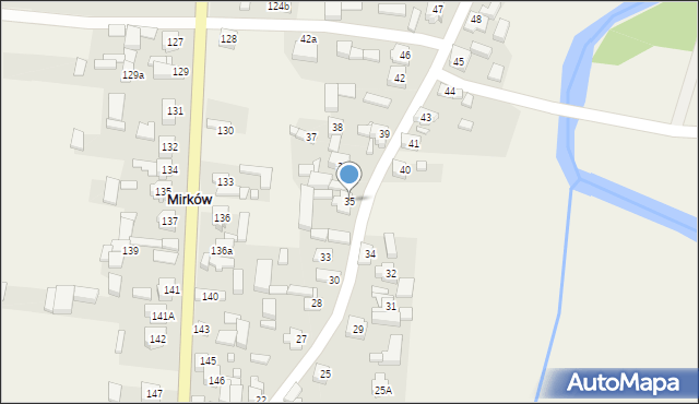 Mirków, Mirków, 35, mapa Mirków