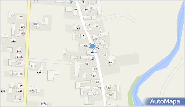 Mirków, Mirków, 67, mapa Mirków