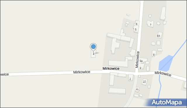 Mirkowice, Mirkowice, 4, mapa Mirkowice