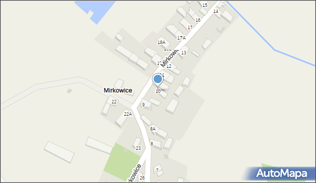 Mirkowice, Mirkowice, 10, mapa Mirkowice