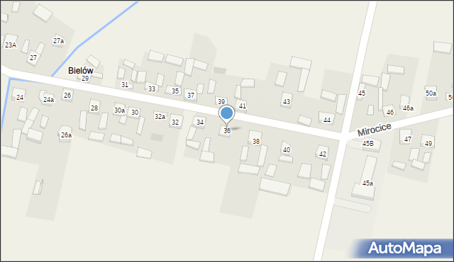 Mirocice, Mirocice, 36, mapa Mirocice