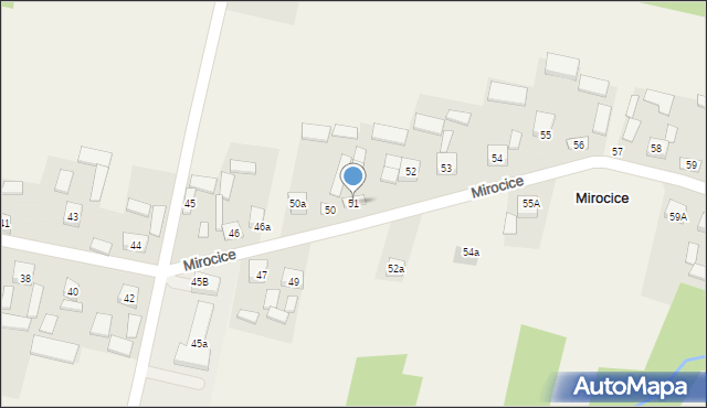 Mirocice, Mirocice, 51, mapa Mirocice