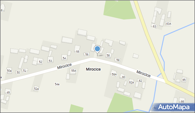 Mirocice, Mirocice, 57, mapa Mirocice