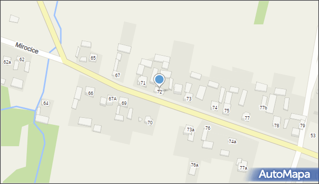 Mirocice, Mirocice, 72, mapa Mirocice
