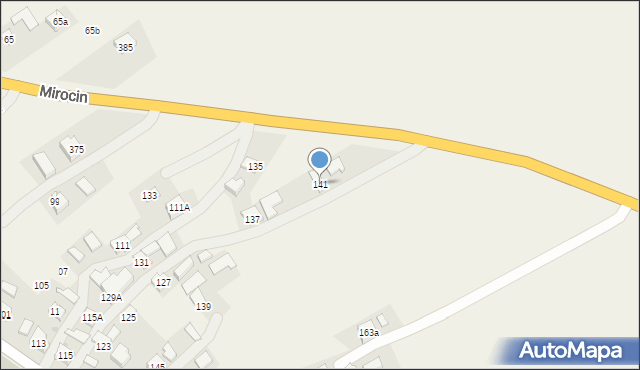 Mirocin, Mirocin, 141, mapa Mirocin