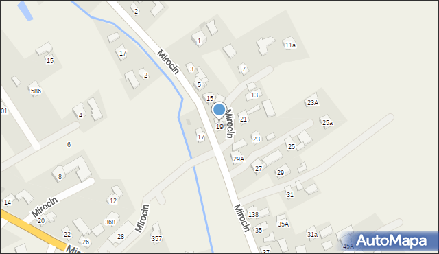Mirocin, Mirocin, 19, mapa Mirocin