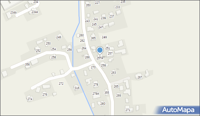 Mirocin, Mirocin, 257A, mapa Mirocin