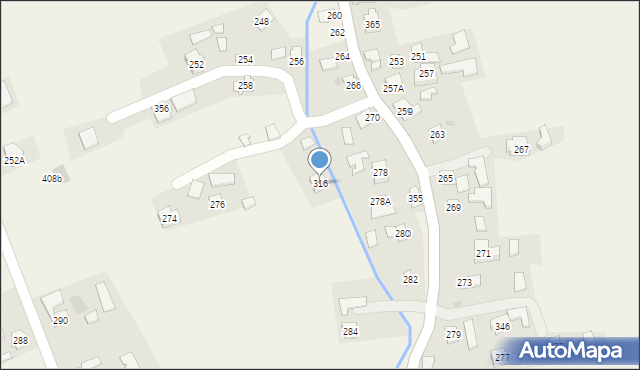 Mirocin, Mirocin, 316, mapa Mirocin