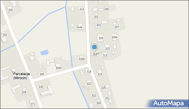 Mirocin, Mirocin, 319, mapa Mirocin