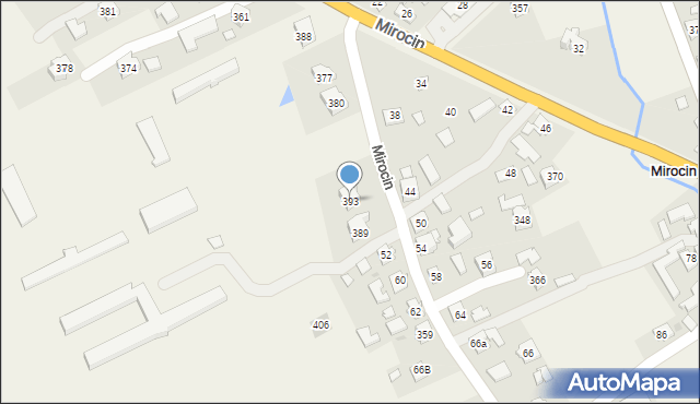 Mirocin, Mirocin, 393, mapa Mirocin
