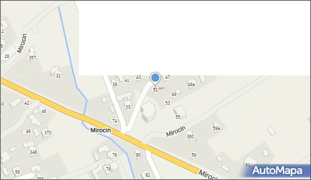 Mirocin, Mirocin, 51, mapa Mirocin
