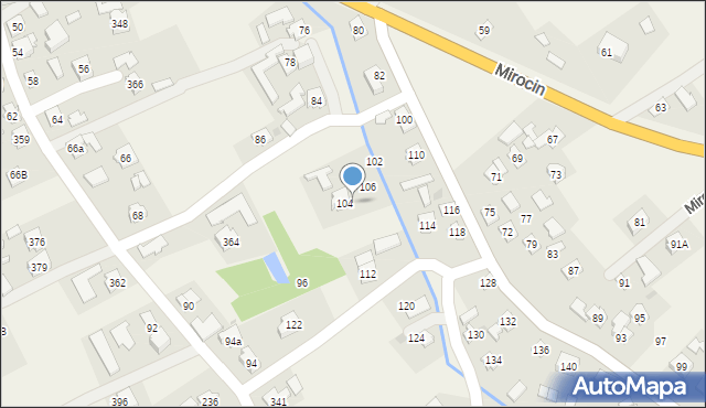 Mirocin, Mirocin, 98, mapa Mirocin