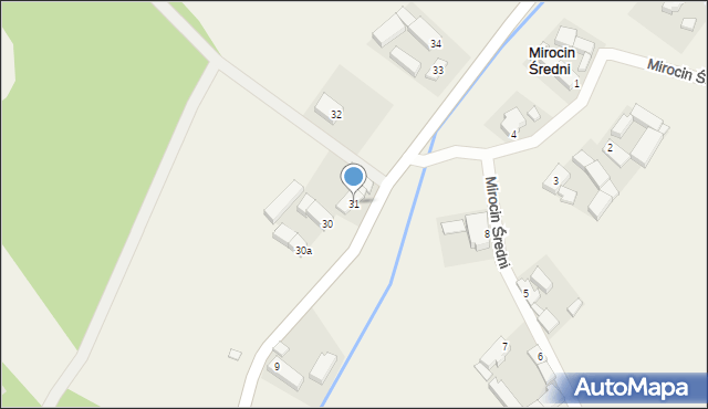 Mirocin Średni, Mirocin Średni, 31, mapa Mirocin Średni