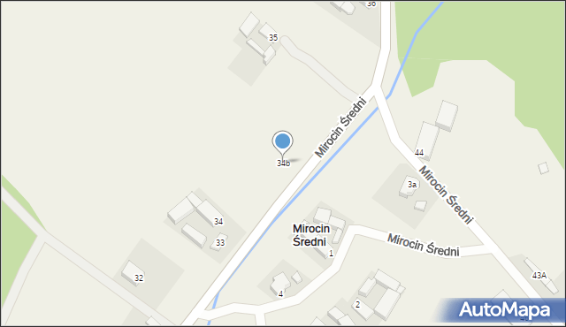 Mirocin Średni, Mirocin Średni, 34b, mapa Mirocin Średni
