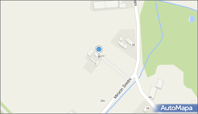 Mirocin Średni, Mirocin Średni, 35, mapa Mirocin Średni