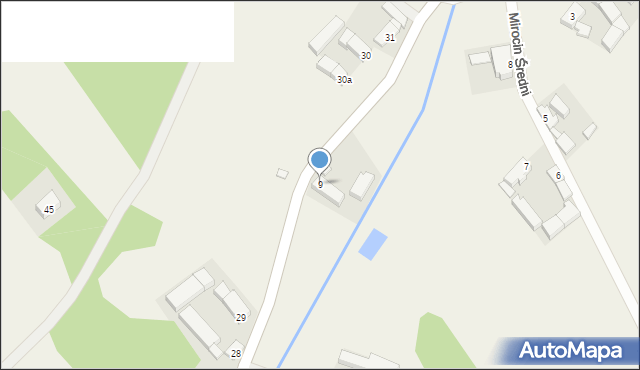 Mirocin Średni, Mirocin Średni, 9, mapa Mirocin Średni