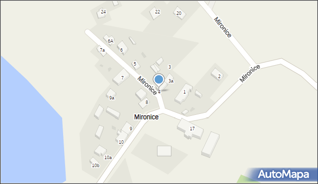 Mironice, Mironice, 4, mapa Mironice