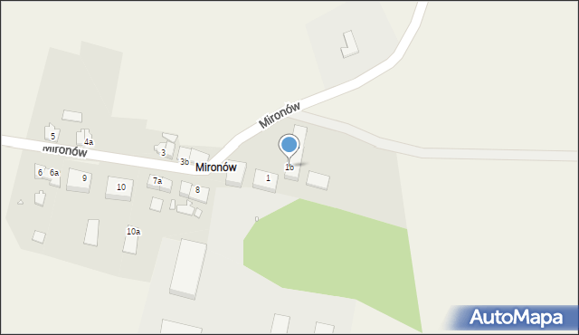 Mironów, Mironów, 1b, mapa Mironów