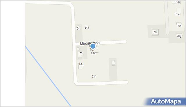 Mirosławice, Mirosławice, 63a, mapa Mirosławice
