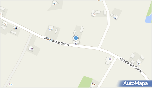 Mirostowice Górne, Mirostowice Górne, 50, mapa Mirostowice Górne