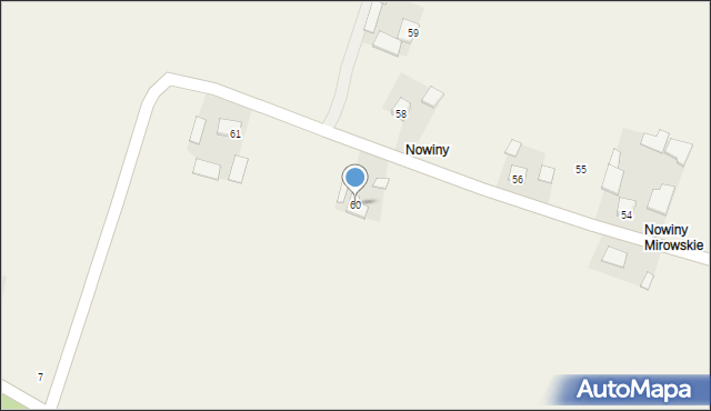 Miroszów, Miroszów, 60, mapa Miroszów