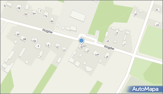 Mirów Stary, Mirów Stary, 12, mapa Mirów Stary