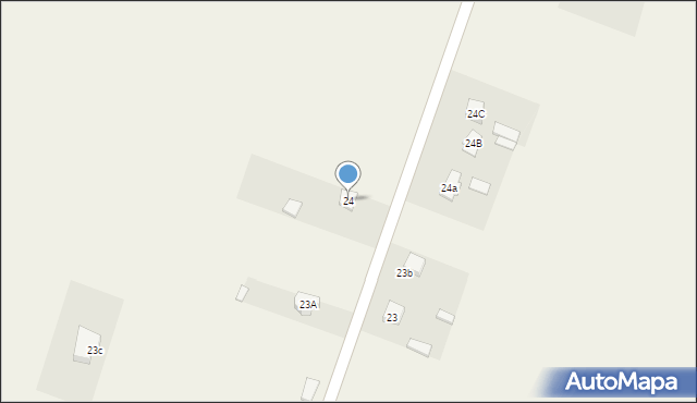 Mirów Stary, Mirów Stary, 24, mapa Mirów Stary